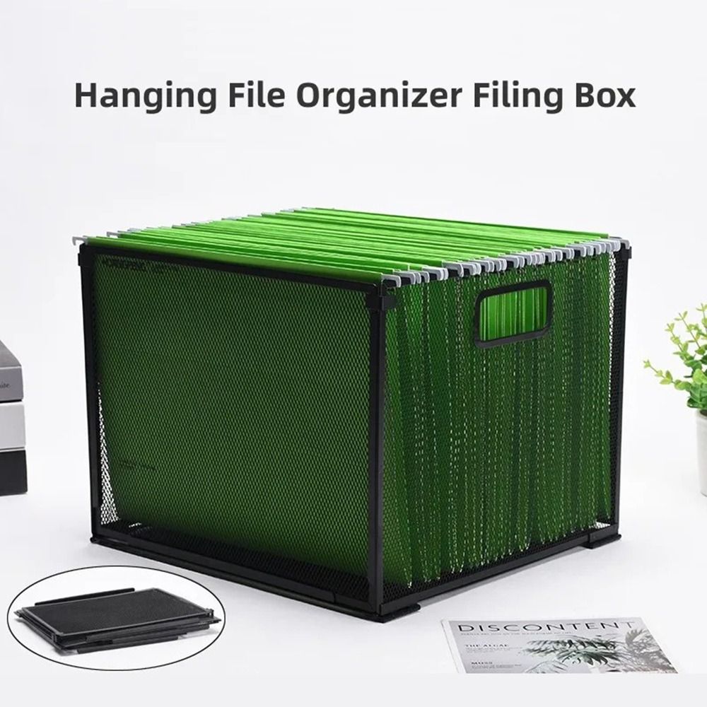 File Cabinet - 메쉬 메탈 행잉 파일 폴더 오거나이저