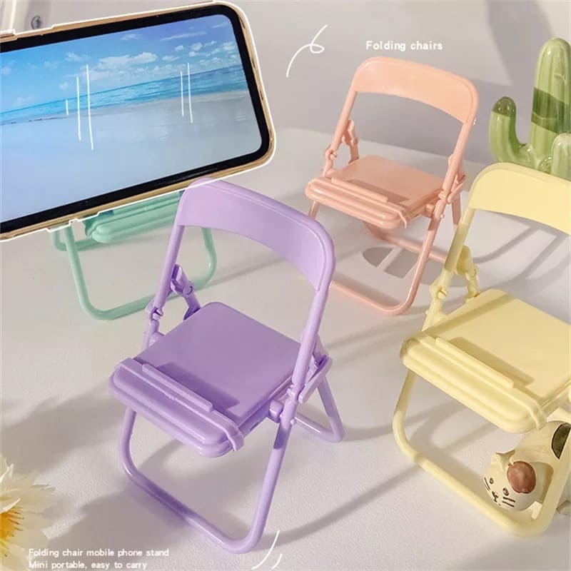 Desk Organizer - 귀여운 의자 모양 휴대폰 거치대, 창의적인
