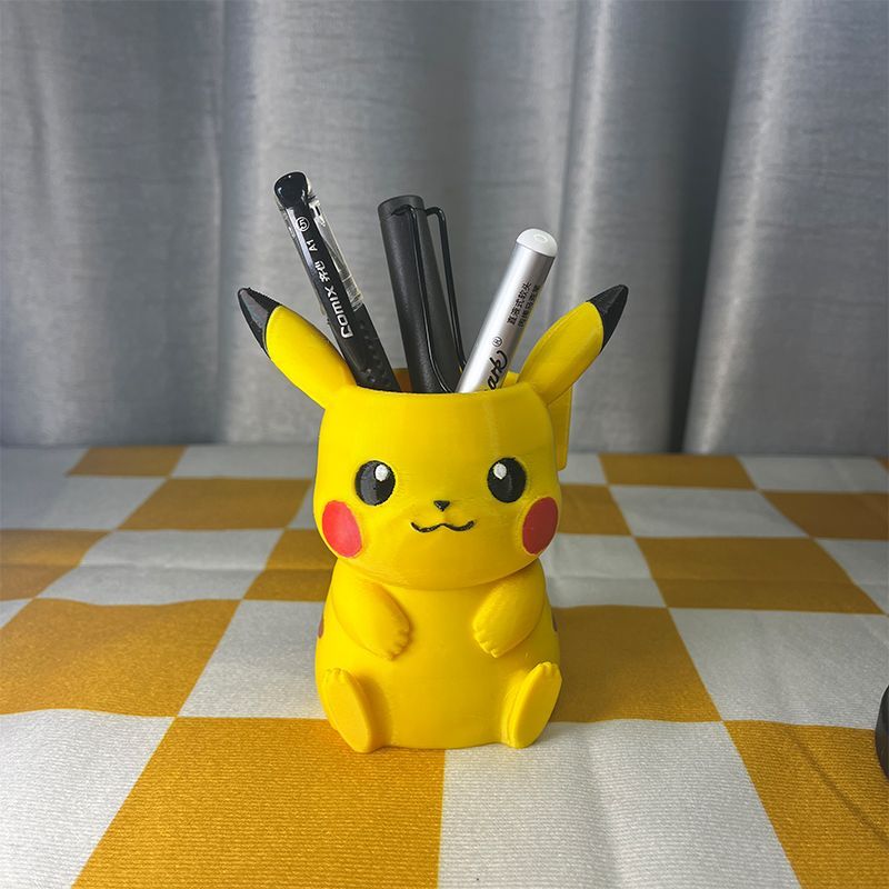 Desk Organizer - 포켓몬 연필꽂이 모양의 수납함, 귀여운 만화풍