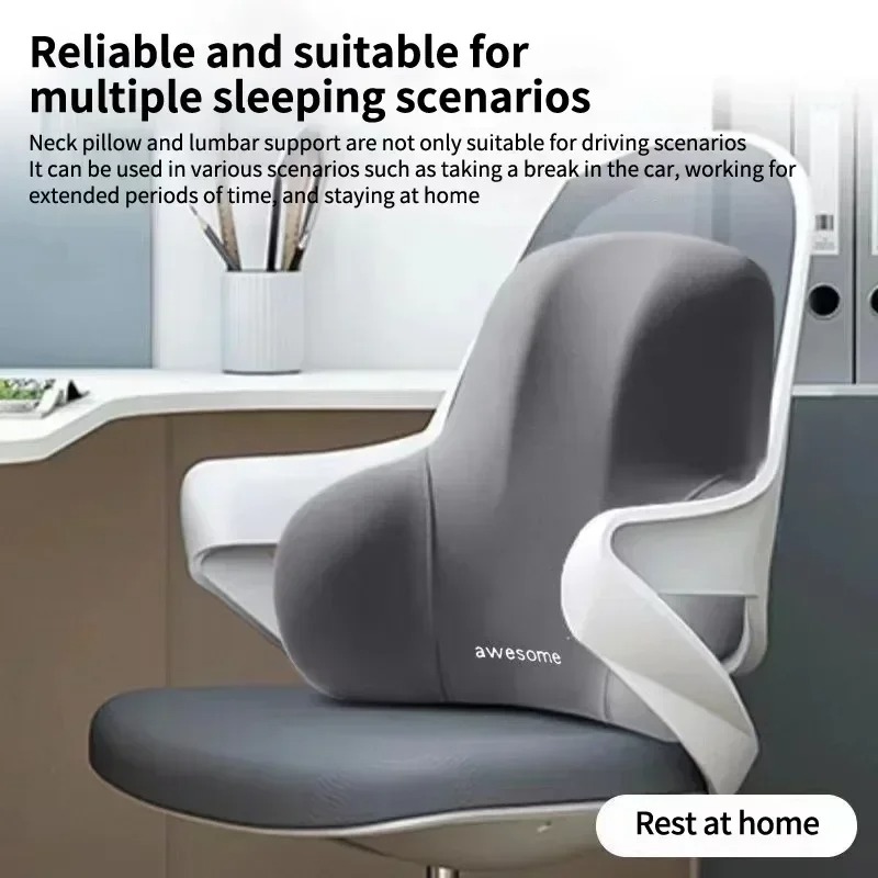 메모리폼 요추 지지 쿠션 1개, 인체공학적 허리 통증  - Office Chair Cushion 리뷰 및 가격