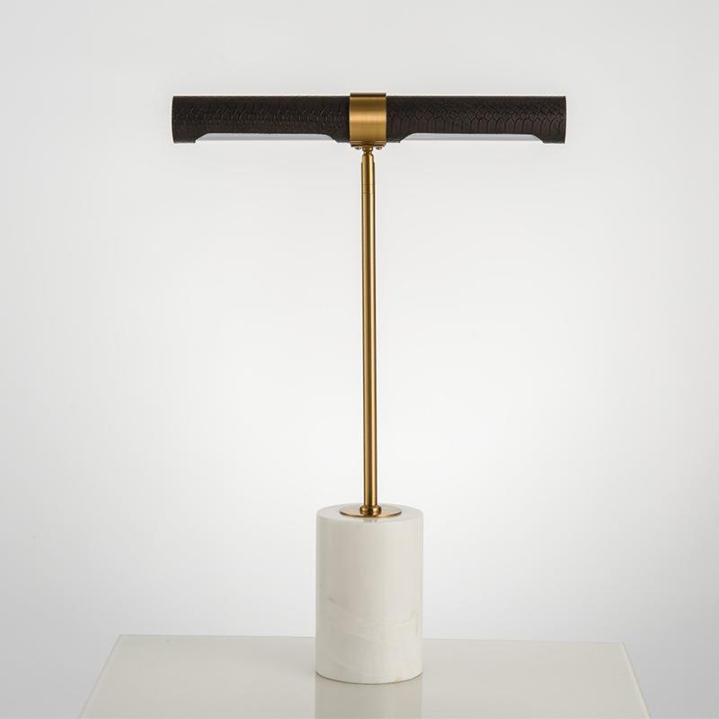 장식용 테이블 램프, 디자이너 라이트 럭셔리 가죽 대리 - Desk Lamp 리뷰 및 가격