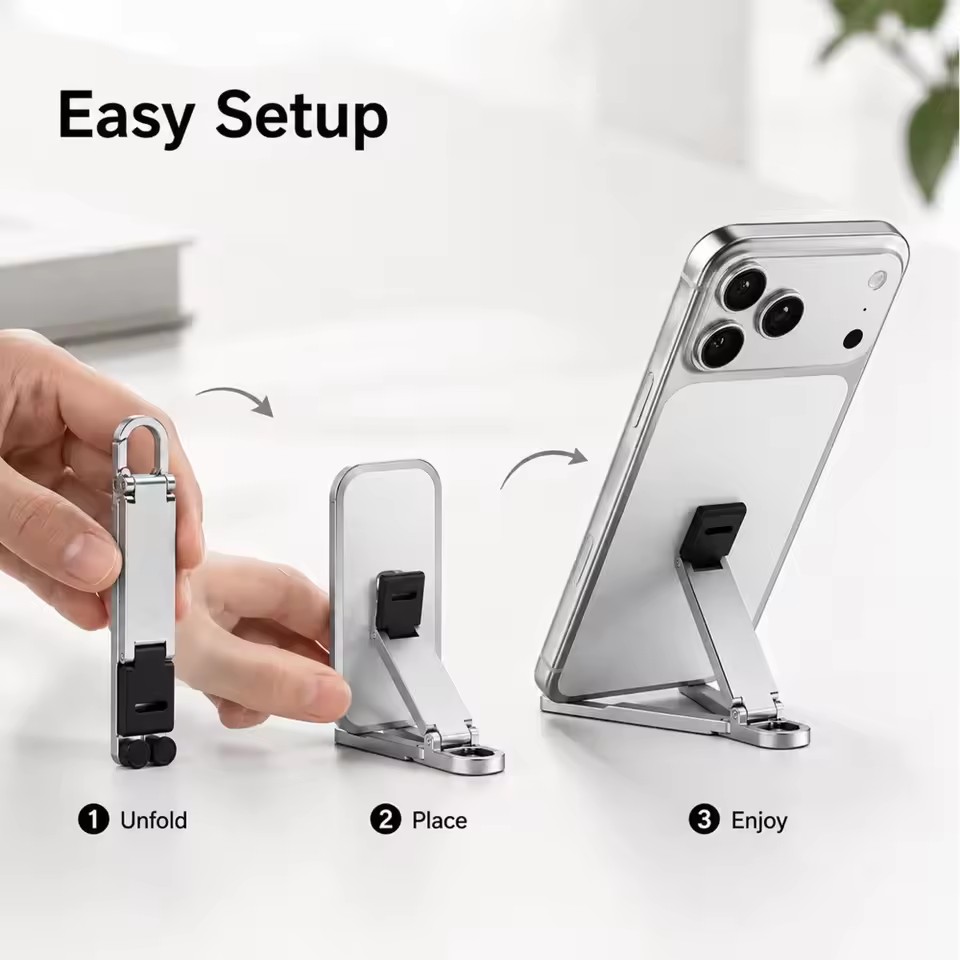미니 키체인 접이식 휴대폰 뒷면 클립 스탠드 휴대용 조 - Mobile Pedestal Cabinet 리뷰 및 가격