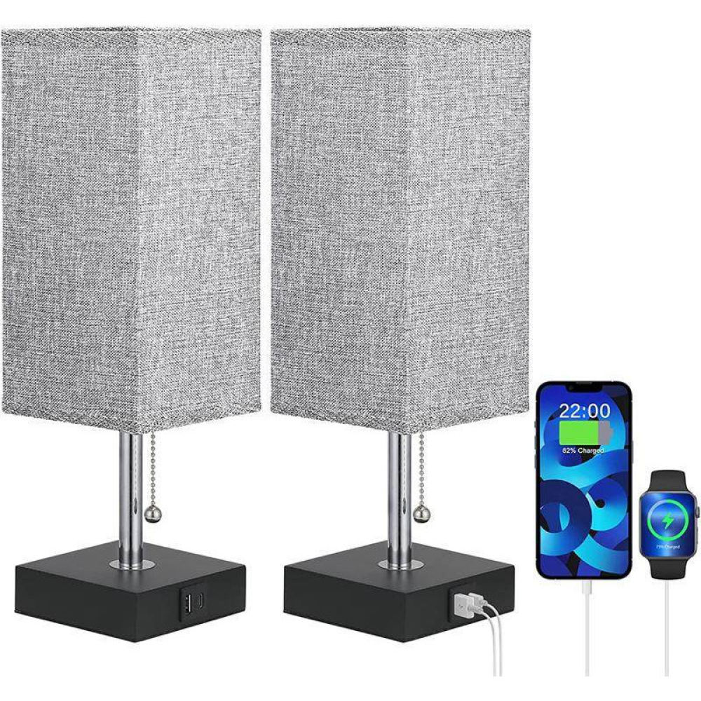 현대적인 디자인의 패브릭 갓이 달린 탁상 램프, 터치  - Desk Lamp 리뷰 및 가격