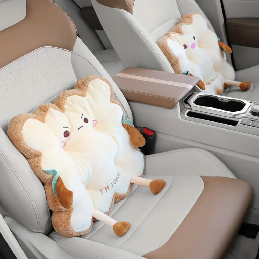 1 PC 자동차 요추 지원 귀여운 토스트 쿠션 엉덩이  - Office Chair Cushion 리뷰 및 가격