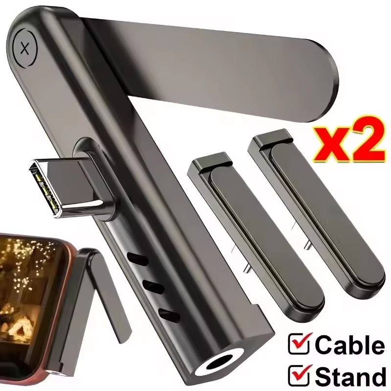 2/1PCS 휴대용 USB C 3.5mm 오디오 브래킷 - Standing Desk 리뷰 및 가격