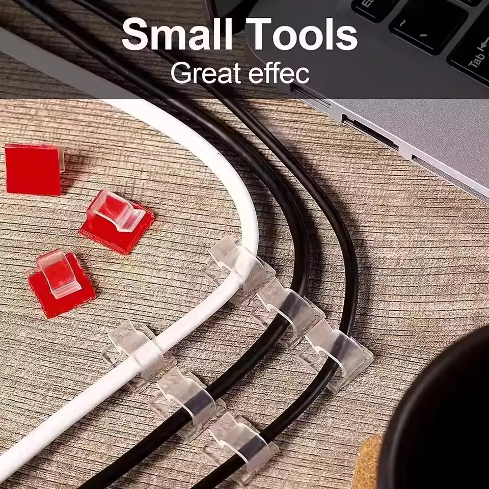 10개/20개/50개 세트 케이블 정리 클립, 전선 정 - Desk Organizer 리뷰 및 가격