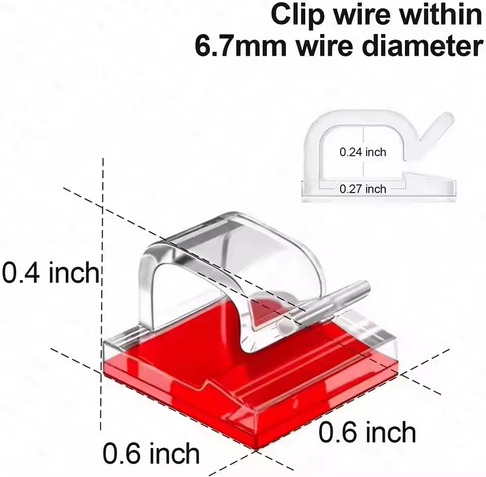 10개/20개/50개 세트 케이블 정리 클립, 전선 정 - Desk Organizer 리뷰 및 가격