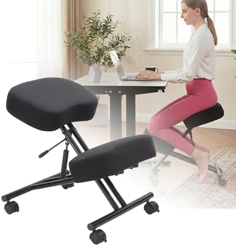 무릎을 꿇고 앉을 수 있는 의자, 린넨 소재, 인체공학 - Office Chair 리뷰 및 가격