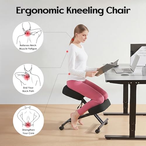 무릎을 꿇고 앉을 수 있는 의자, 린넨 소재, 인체공학 - Office Chair 리뷰 및 가격